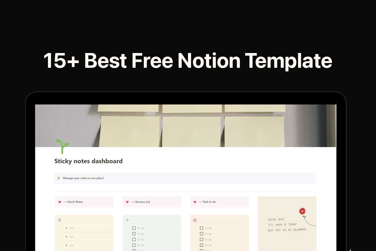 free notion template